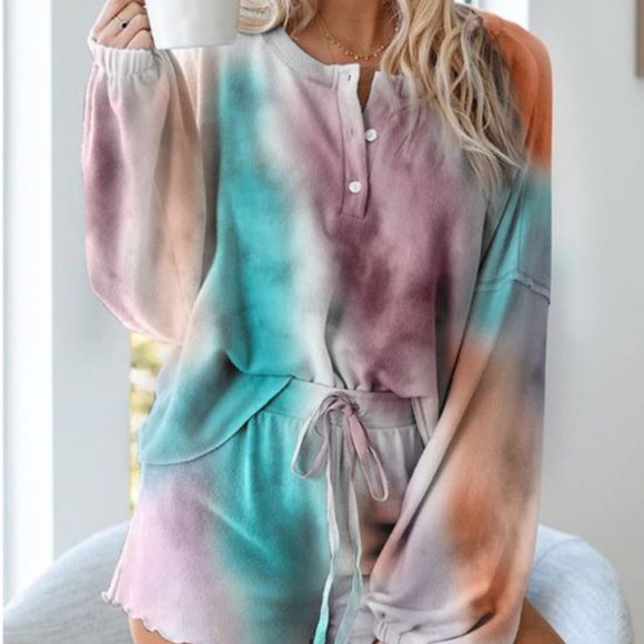Tie Dye Pajama Set - Picture 4 of 4